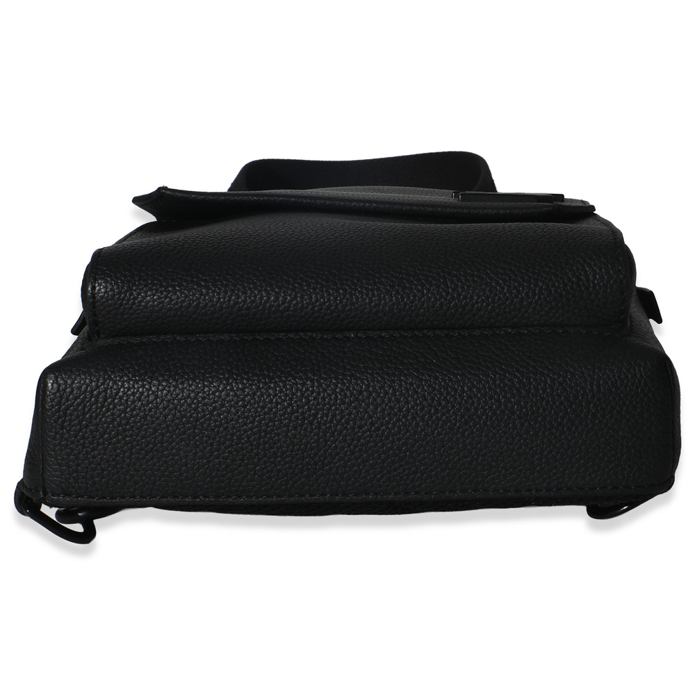 Louis Vuitton Black Waxy Calfskin Aerogram Pilot Slingbag - Picture 5 of 8